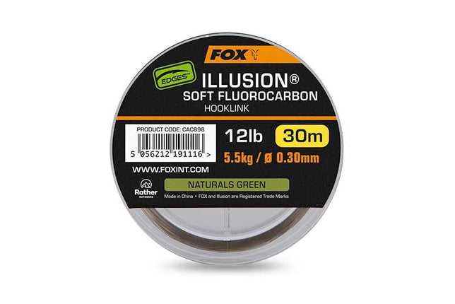 Fox Edges Illusion Soft Hooklink Natural Green