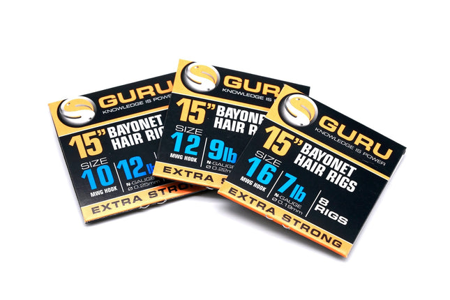 Guru Ready Rigs 15" Bayonet Hair Rig*