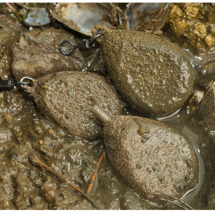 Korda Textured Flat Pear Swivel Lead