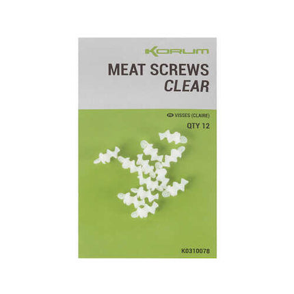 Korum Meat Screws Clear