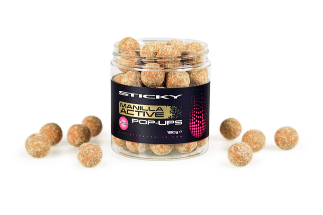 Sticky Baits Manilla Active Pop Ups 16mm