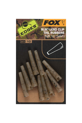 Fox Camo Size 10 Slik Leadclip Tail Rubbers