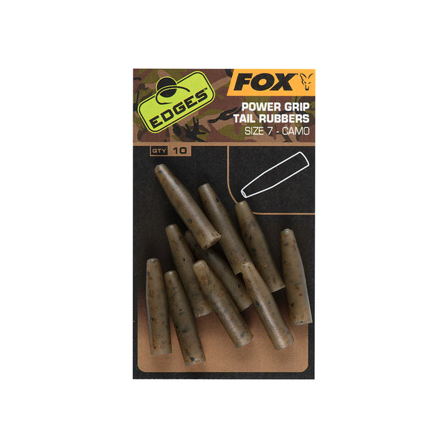 Fox Camo Size 7 Powergrip Tail Rubbers