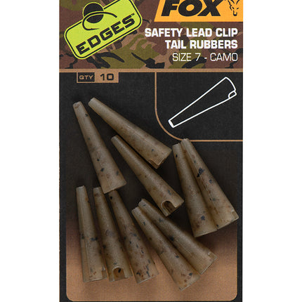 Fox Camo Size 7 Safety Leadclip Tail Rubber