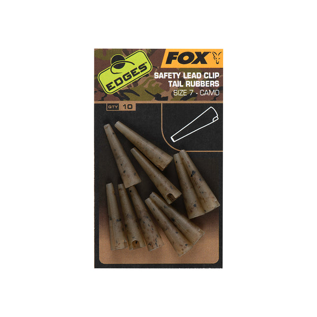 Fox Camo Size 7 Safety Leadclip Tail Rubber