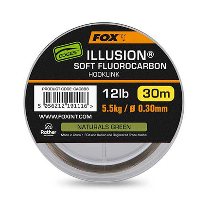 Fox Edges Illusion Soft Hooklink Natural Green