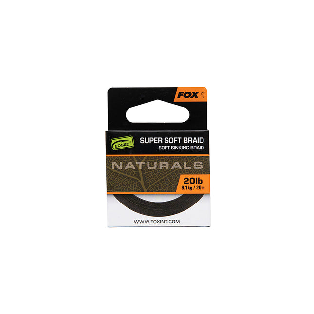 Fox Edges Naturals Soft Braid Hooklength 20lb
