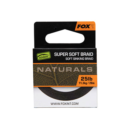 Fox Edges Naturals Soft Braid Hooklength 25lb