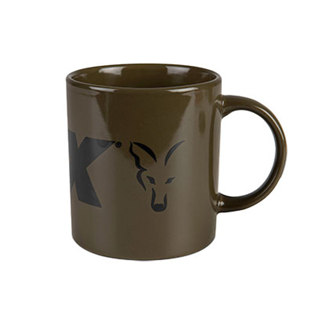 Fox Green and Black Logo Ceramic Mug