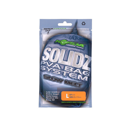 Korda Solidz Slow Melt PVA Bags L