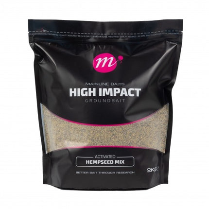 Mainline High Impact Groundbait 2kg Bag Hempseed