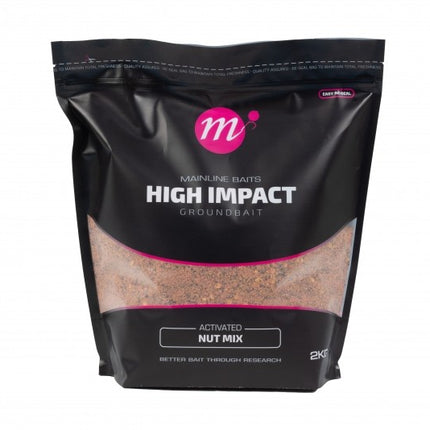 Mainline High Impact Groundbait 2kg Bag Nut mix