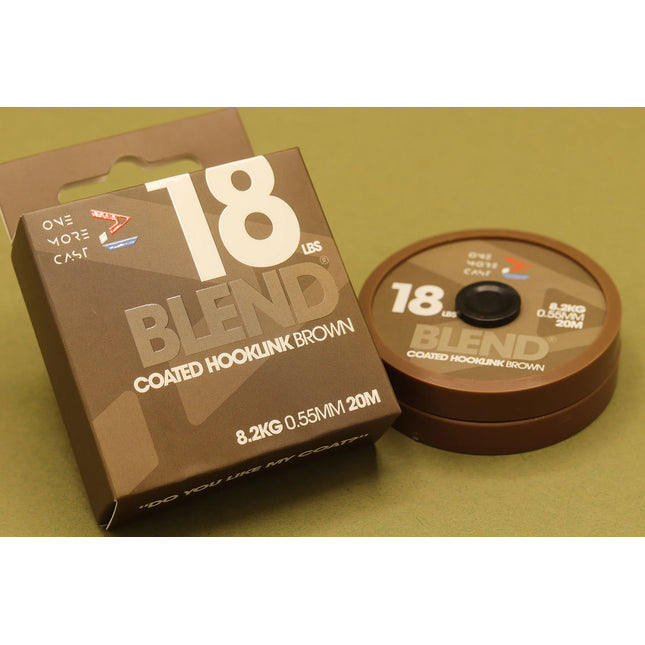 OMC Blend Coated Hooklink 18lb brown