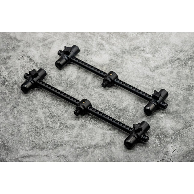 OMC Elbowz Black Anodised Aluminium (Pair) 2 rod std