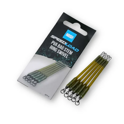 Nash Speedload PVA Bag Stem Ring Swivel