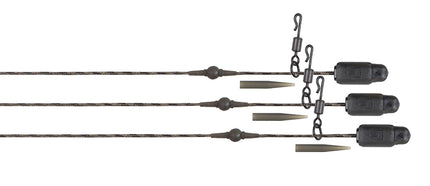 Fox Edges Naturals Heli-Clip Rigs 50lb Copper Core