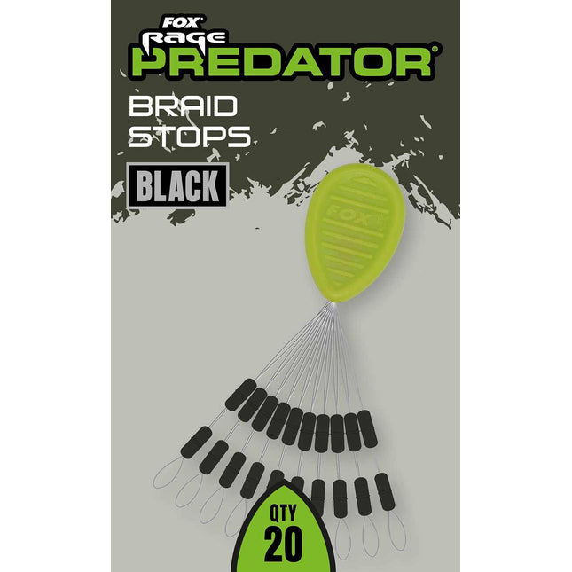 Fox Rage Predator Braid Stops Black