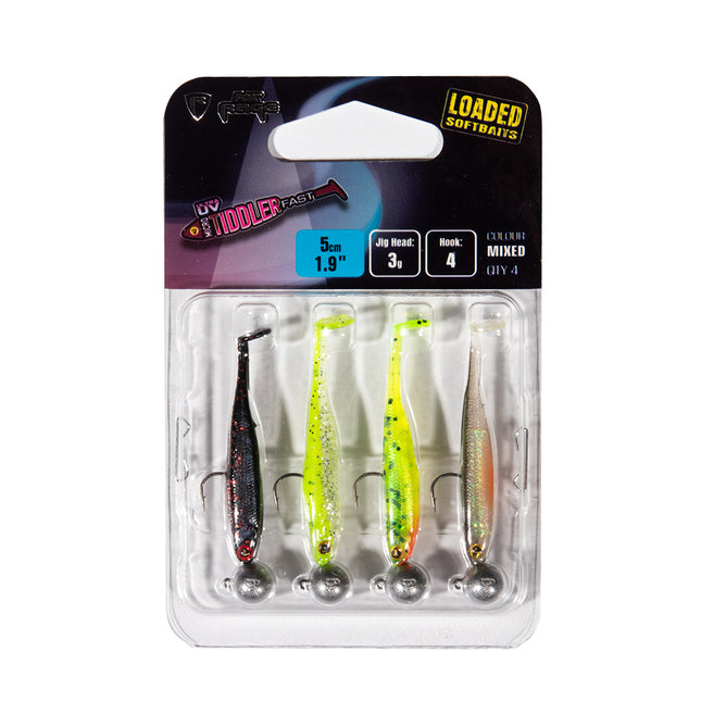 Fox Rage Micro Tiddler Fast Loaded UV Mixed Colour Pack