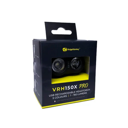 Ridge Monkey VRH150X Pro USB Rechargeable Headtorch