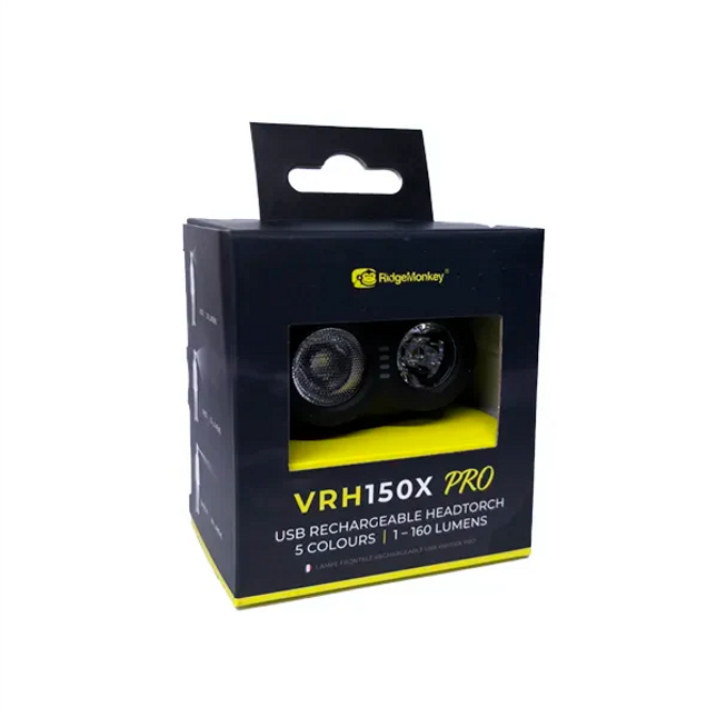 Ridge Monkey VRH150X Pro USB Rechargeable Headtorch