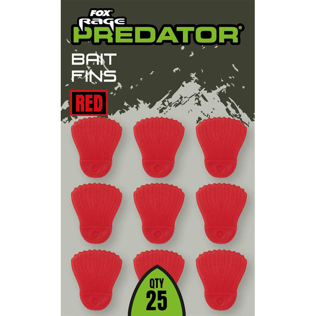 Fox Rage Predator Bait Fins Red