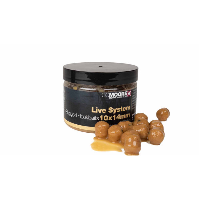 CC Moore Glugged Hookbaits Live System 10x14mm