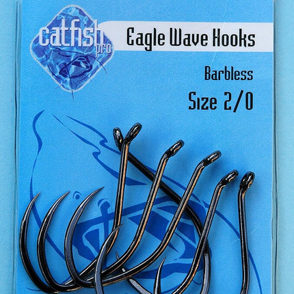 Catfish Pro Maruto Eagle Wave Hooks barbless