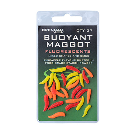 Drennan Buoyant Maggots fluoro