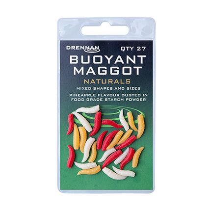 Drennan Buoyant Maggots natural