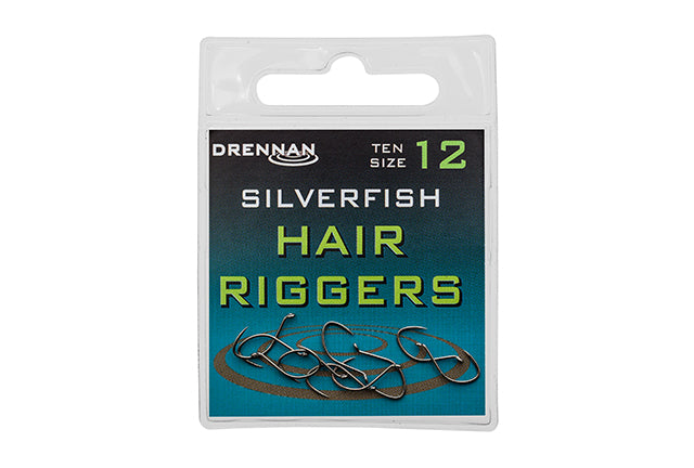 Drennan Silverfish Hair Rigger Barbless Hooks - Kent Tackle
