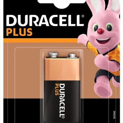 Duracell Plus 9V Rectangle Battery - Kent Tackle
