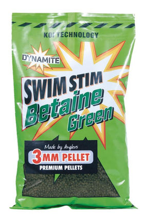 Dynamite Baits Swim Stim Betaine Green Pellet 3mm