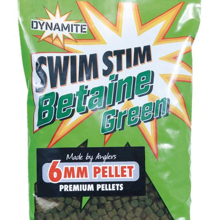 Dynamite Baits Swim Stim Betaine Green Pellet 6mm