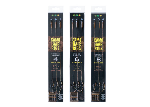 ESP Camo Hair Rig Gripper barbless