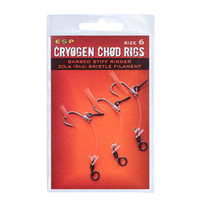 ESP Cryogen Chod Rigs barbed size 6
