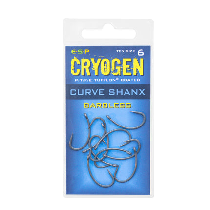 ESP Cryogen Curve Shanx Hooks Barbless size 6