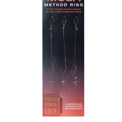 ESP Mega Method Rigs (3 pack) barbed size 10