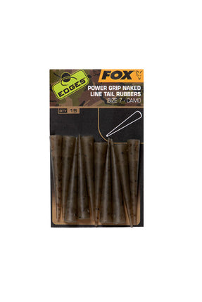 Fox Edges Camo Power Grip Naked Tail Rubber Size 7