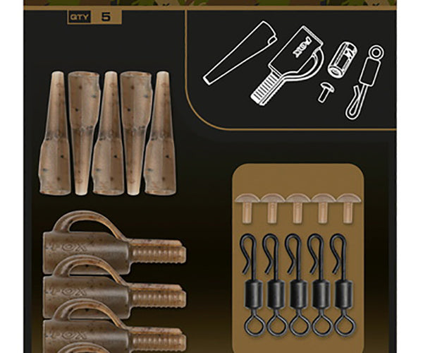 Fox Edges Camo Running Safety Clip Kit - Carp Fishing Tackle Accessory 1 thumbnail image