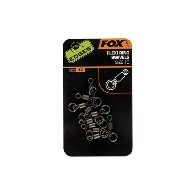 Fox Edges Flexi Ring Swivels size 10