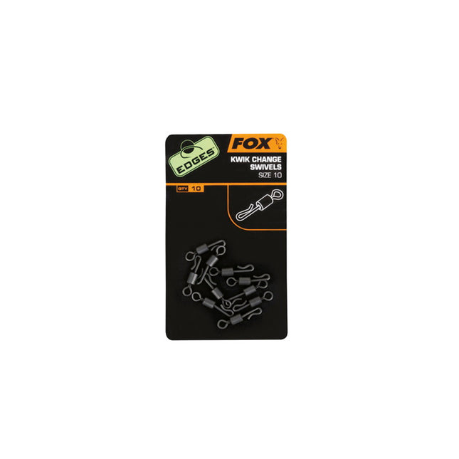 Fox Edges Kwik Change Swivels Size 10