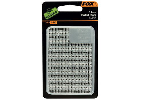 Fox Edges Pellet Pegs Clear 11mm