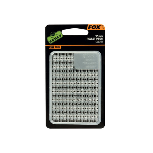 Fox Edges Pellet Pegs Clear 11mm