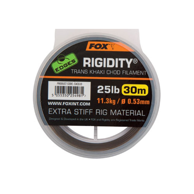 Fox Edges Rigidity Chod Filament Khaki 25lb