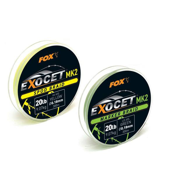 Fox Exocet MK2 Spod and Marker Braid 20lb