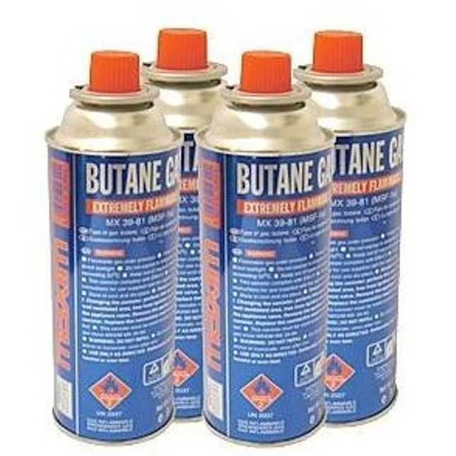 GoSystem 220g Nozzle Valve Gas Cartridge (4 pack)