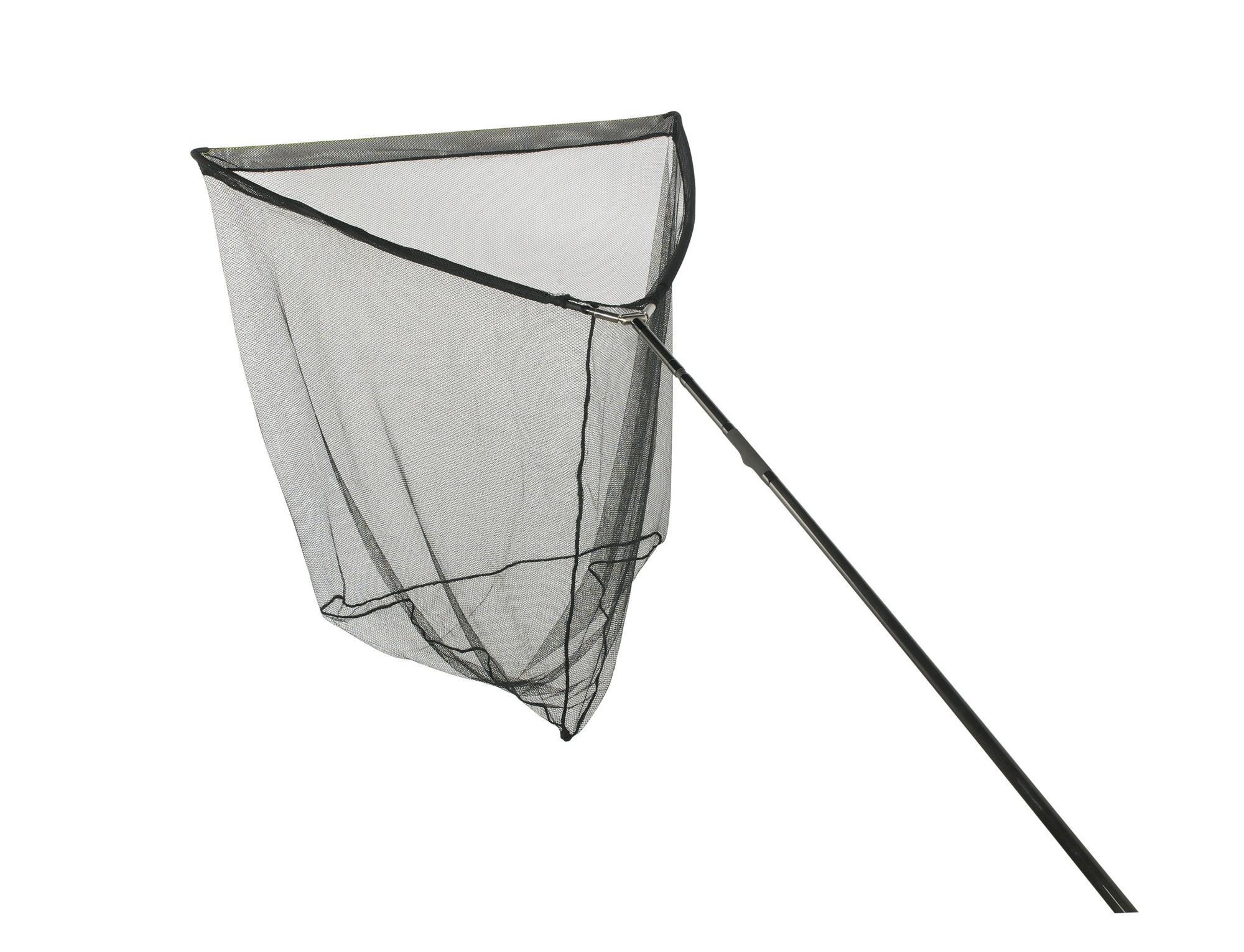 Stainless steel fishing net pole fishing net fishing gear fishing net bag  super hard telescopic pole