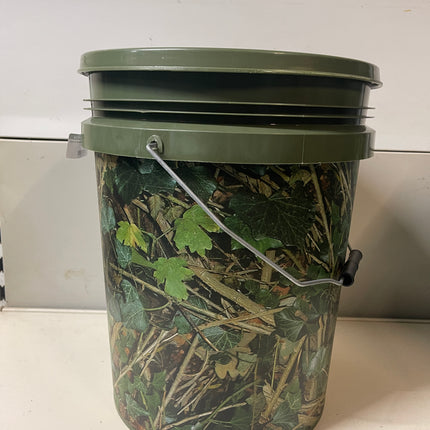 Kent Tackle Round Camo Bucket 18ltr