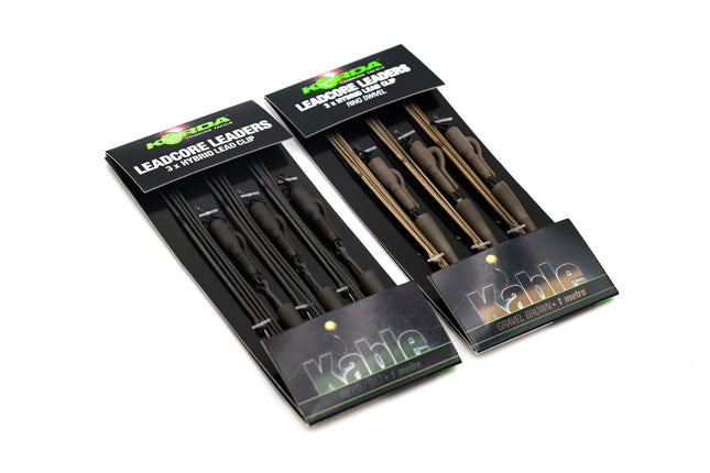 Korda Kable Leadcore Hybrid Lead Clip 1m Leaders 1