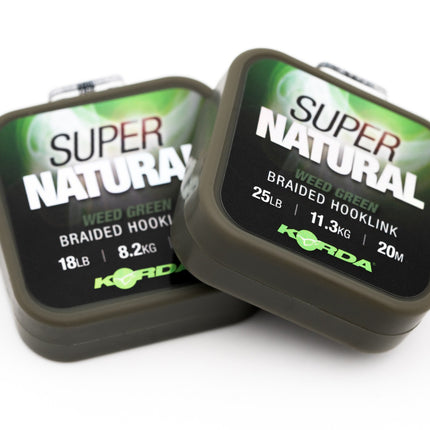 Korda Super Natural Hooklink Weed Green